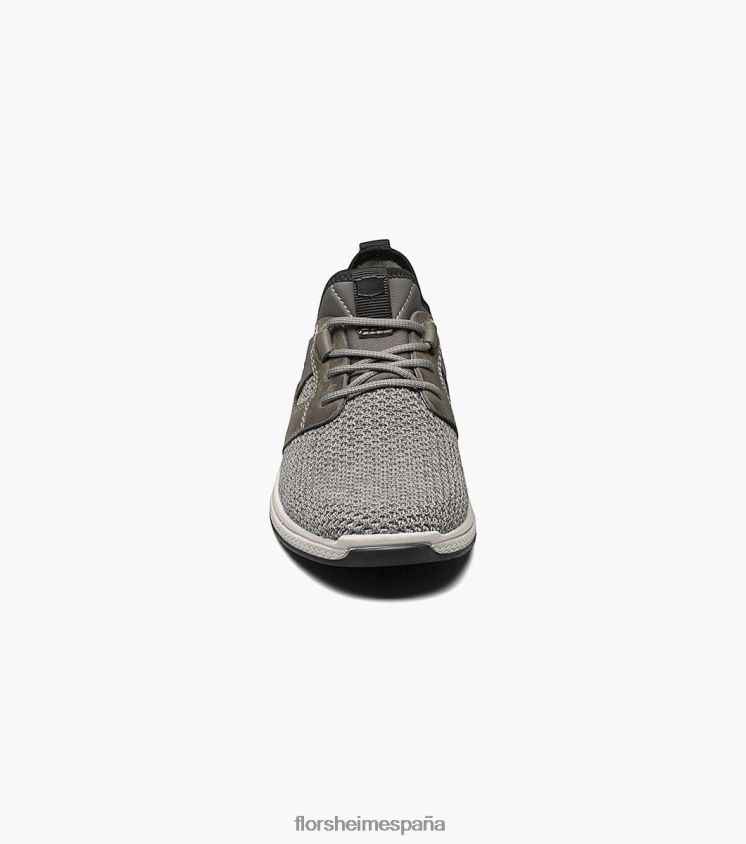 grandes lagos jr. zapatilla de punto con puntera lisa Florsheim niños LPVB4P441 calzado gris - Imagen 6
