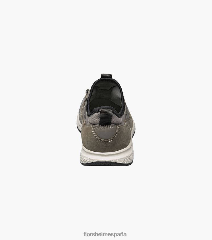 grandes lagos jr. zapatilla de punto con puntera lisa Florsheim niños LPVB4P441 calzado gris - Imagen 7