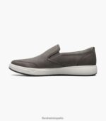 Heist 2 zapatillas sin cordones con punta de mocasín Florsheim hombres LPVB4P297 calzado gris - Imagen 5