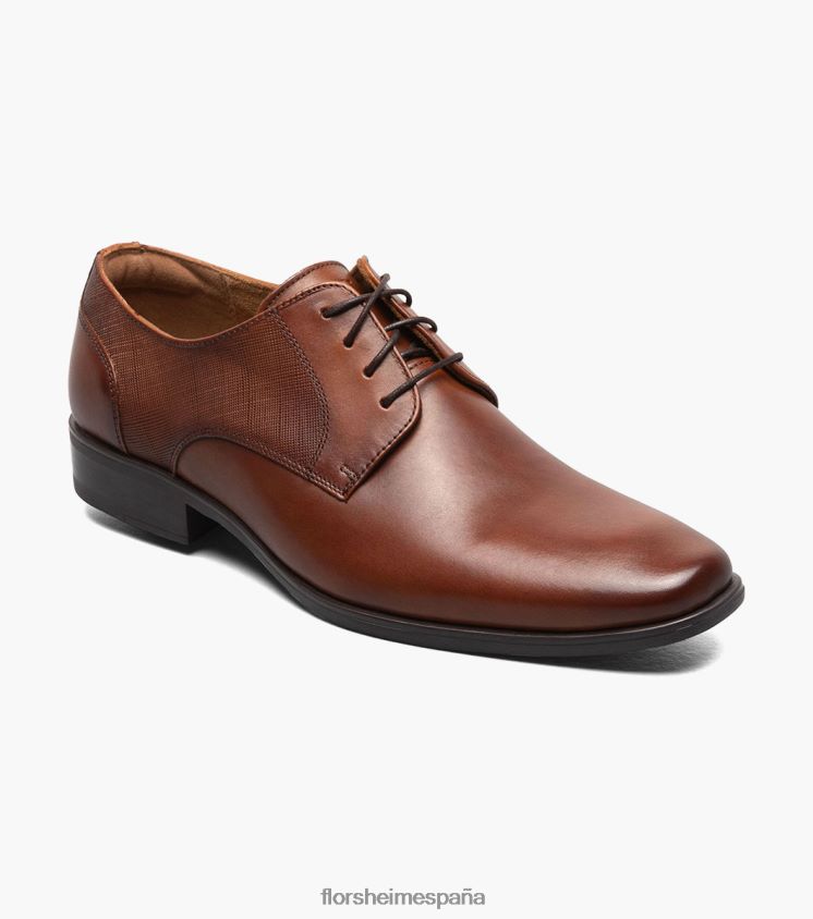 jackson puntera lisa oxford Florsheim hombres LPVB4P150 calzado coñac - Imagen 1