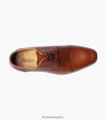 jackson puntera oxford Florsheim hombres LPVB4P151 calzado coñac - Imagen 4