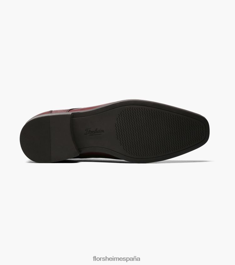 jackson puntera oxford Florsheim hombres LPVB4P153 calzado borgoña - Imagen 3