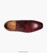 jackson puntera oxford Florsheim hombres LPVB4P153 calzado borgoña - Imagen 4