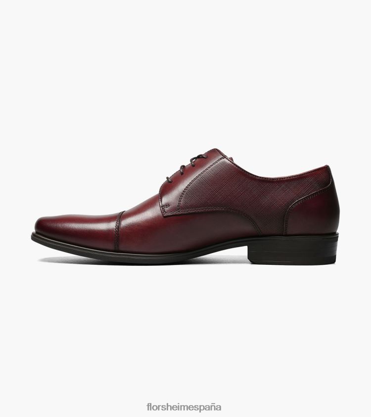 jackson puntera oxford Florsheim hombres LPVB4P153 calzado borgoña - Imagen 5