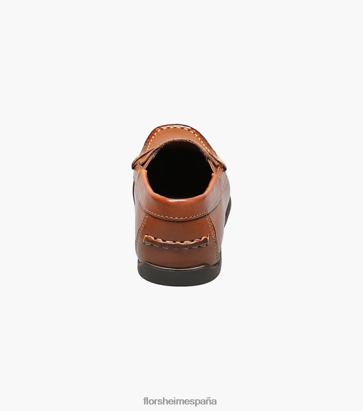 jaspe jr. conductor del penique del dedo del pie del moc Florsheim niños LPVB4P435 calzado bronceado silla de montar - Imagen 7