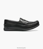 jaspe jr. conductor del penique del dedo del pie del moc Florsheim niños LPVB4P436 calzado negro - Imagen 2