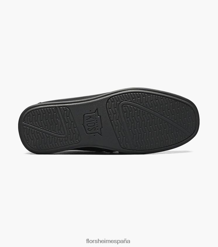 jaspe jr. conductor del penique del dedo del pie del moc Florsheim niños LPVB4P436 calzado negro - Imagen 3