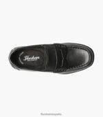 jaspe jr. conductor del penique del dedo del pie del moc Florsheim niños LPVB4P436 calzado negro - Imagen 4