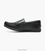 jaspe jr. conductor del penique del dedo del pie del moc Florsheim niños LPVB4P436 calzado negro - Imagen 5