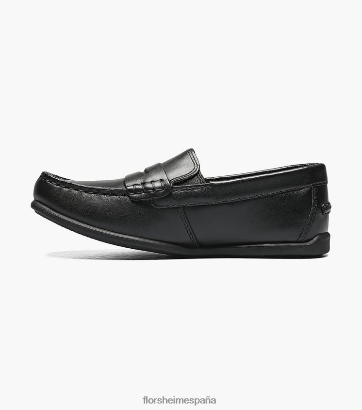 jaspe jr. conductor del penique del dedo del pie del moc Florsheim niños LPVB4P436 calzado negro - Imagen 5