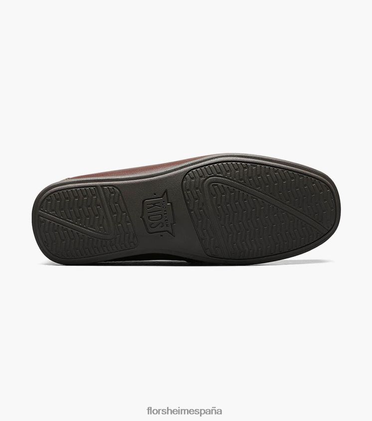 jaspe jr. conductor del penique del dedo del pie del moc Florsheim niños LPVB4P437 calzado marrón - Imagen 3