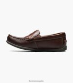 jaspe jr. conductor del penique del dedo del pie del moc Florsheim niños LPVB4P437 calzado marrón - Imagen 5