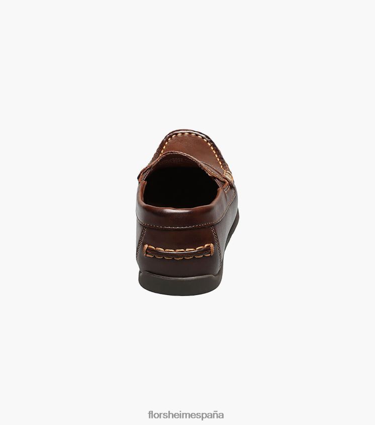 jaspe jr. conductor del penique del dedo del pie del moc Florsheim niños LPVB4P437 calzado marrón - Imagen 7