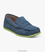 jaspe jr. conductor del penique del dedo del pie del moc Florsheim niños LPVB4P438 calzado ante azul