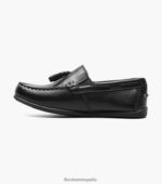 jaspe jr. mocasines con borlas y puntera moc Florsheim niños LPVB4P475 calzado negro - Imagen 5