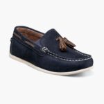 jaspe jr. mocasines con borlas y puntera moc Florsheim niños LPVB4P476 calzado ante azul marino