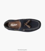 jaspe jr. mocasines con borlas y puntera moc Florsheim niños LPVB4P476 calzado ante azul marino - Imagen 4