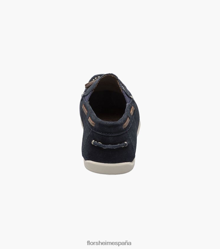 jaspe jr. mocasines con borlas y puntera moc Florsheim niños LPVB4P476 calzado ante azul marino - Imagen 7