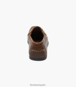 jaspe jr. mocasines con borlas y puntera moc Florsheim niños LPVB4P477 calzado bronceado silla de montar - Imagen 7