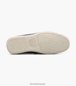 jaspe jr. mocasines con correa en la punta del mocasín Florsheim niños LPVB4P426 calzado ante azul marino - Imagen 3