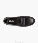 jaspe jr. mocasines con correa en la punta del mocasín Florsheim niños LPVB4P428 calzado negro - Imagen 4