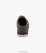 jaspe jr. mocasines con correa en la punta del mocasín Florsheim niños LPVB4P429 calzado ante gris - Imagen 7