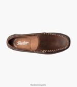 jaspe jr. mocasines venecianos con punta de mocasín Florsheim niños LPVB4P430 calzado marrón ch - Imagen 4