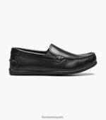 jaspe jr. mocasines venecianos con punta de mocasín Florsheim niños LPVB4P431 calzado negro - Imagen 2
