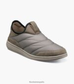 Java nailon moc toe slip on Florsheim hombres LPVB4P343 calzado champiñón