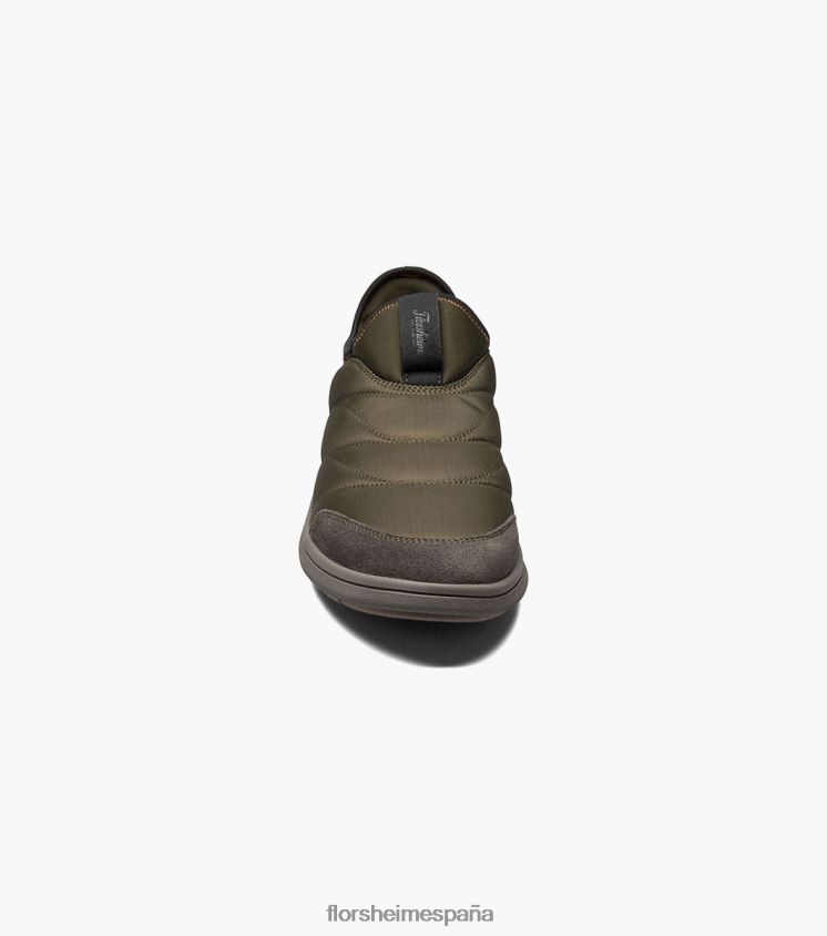 Java nailon moc toe slip on Florsheim hombres LPVB4P344 calzado aceituna - Imagen 6