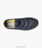 Java nailon moc toe slip on Florsheim hombres LPVB4P345 calzado Armada - Imagen 4