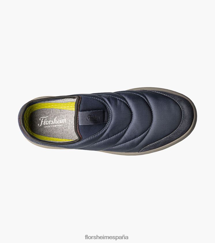 Java nailon moc toe slip on Florsheim hombres LPVB4P345 calzado Armada - Imagen 4