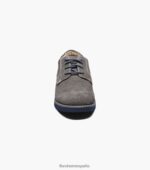 Kearny Jr. oxford de punta plana Florsheim niños LPVB4P462 calzado ante gris - Imagen 6