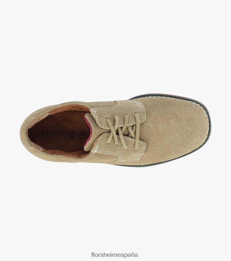 Kearny Jr. oxford de punta plana Florsheim niños LPVB4P463 calzado arena - Imagen 4