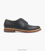 kenmoor ii punta de ala oxford Florsheim hombres LPVB4P140 calzado negro - Imagen 2
