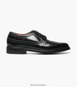 kenmoor punta de ala oxford Florsheim hombres LPVB4P137 calzado negro - Imagen 2