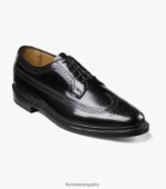 kenmoor punta de ala oxford Florsheim hombres LPVB4P137 calzado negro