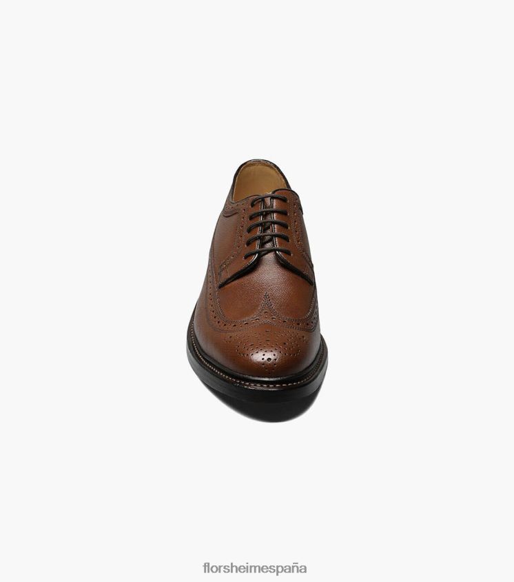 kenmoor punta de ala oxford Florsheim hombres LPVB4P138 calzado coñac - Imagen 6