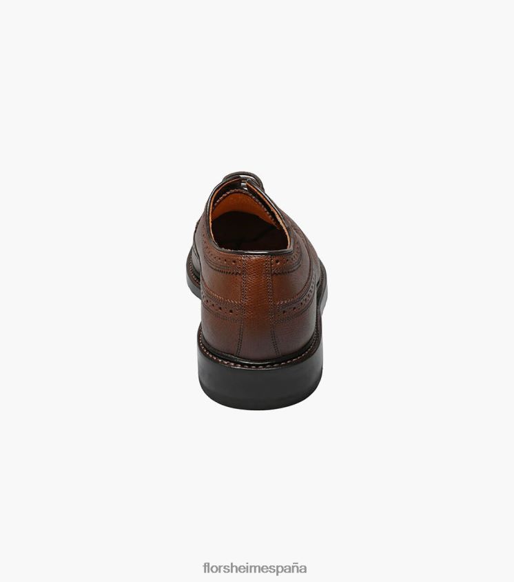kenmoor punta de ala oxford Florsheim hombres LPVB4P138 calzado coñac - Imagen 7