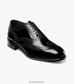 lexington punta de ala oxford Florsheim hombres LPVB4P169 calzado negro