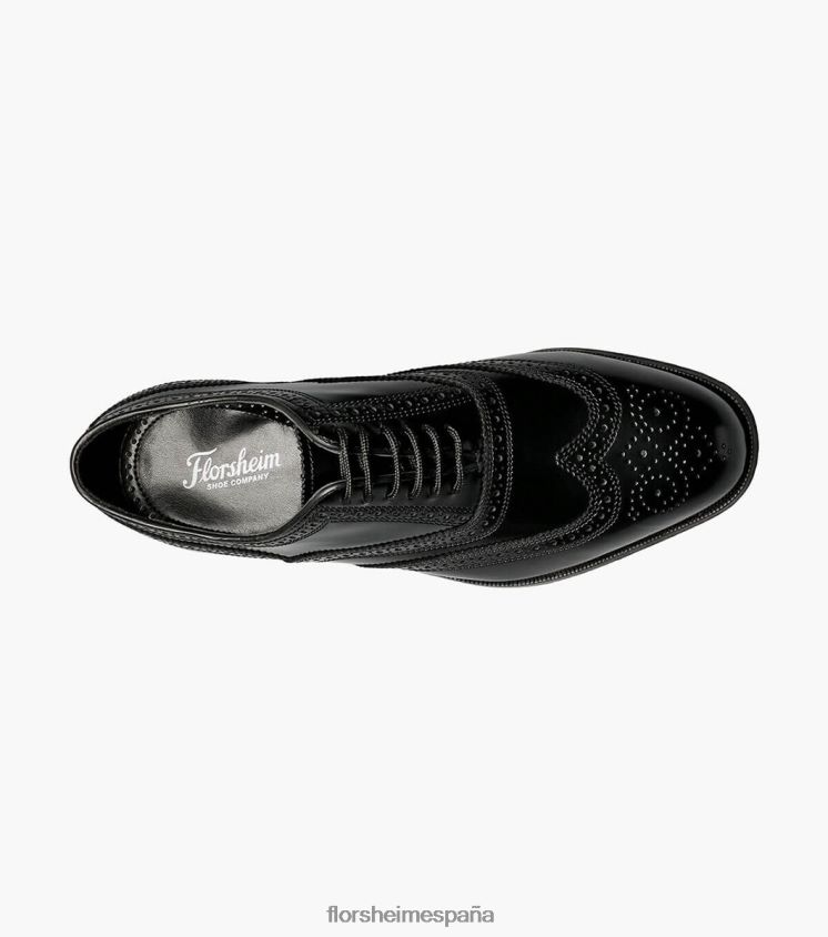 lexington punta de ala oxford Florsheim hombres LPVB4P169 calzado negro - Imagen 4