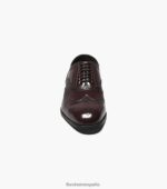 lexington punta de ala oxford Florsheim hombres LPVB4P170 calzado borgoña - Imagen 6