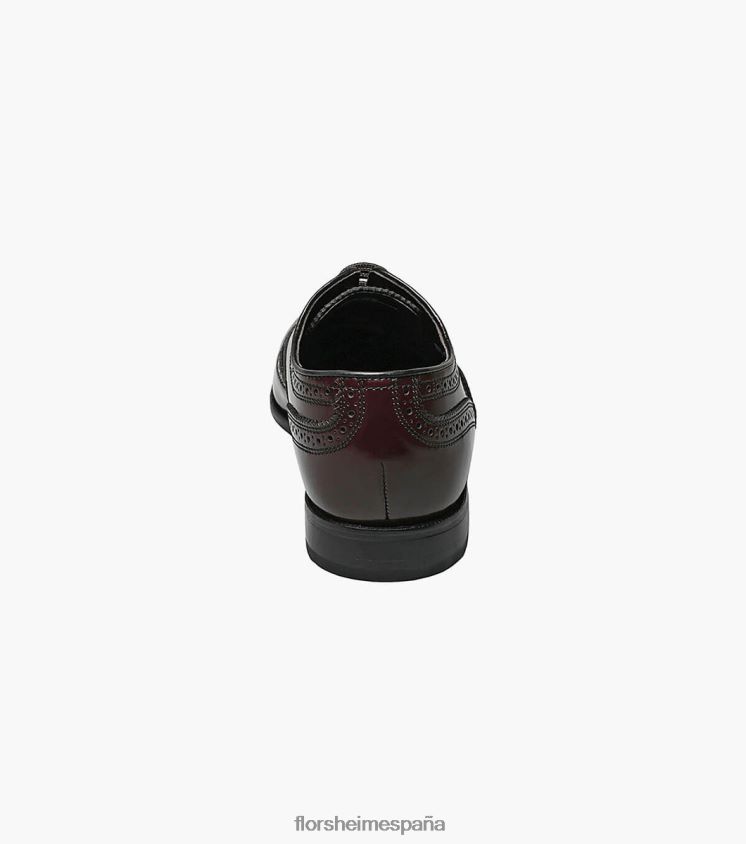 lexington punta de ala oxford Florsheim hombres LPVB4P170 calzado borgoña - Imagen 7