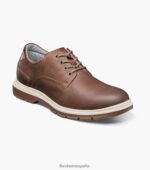 lookout puntera lisa oxford Florsheim hombres LPVB4P303 calzado marrón ch