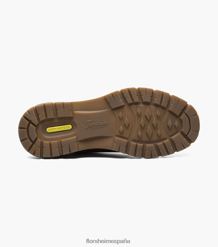 lookout puntera lisa oxford Florsheim hombres LPVB4P303 calzado marrón ch - Imagen 3