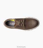 lookout puntera lisa oxford Florsheim hombres LPVB4P303 calzado marrón ch - Imagen 4