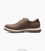 lookout puntera lisa oxford Florsheim hombres LPVB4P303 calzado marrón ch - Imagen 5