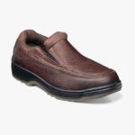 Lucky Work puntera de material compuesto moc toe slip on Florsheim hombres LPVB4P421 calzado marrón