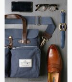 mensajero de lona vintage vincent Florsheim unisexo LPVB4P626 accesorios varios - Imagen 6