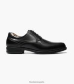midtown moc toe oxford Florsheim hombres LPVB4P200 calzado negro - Imagen 3